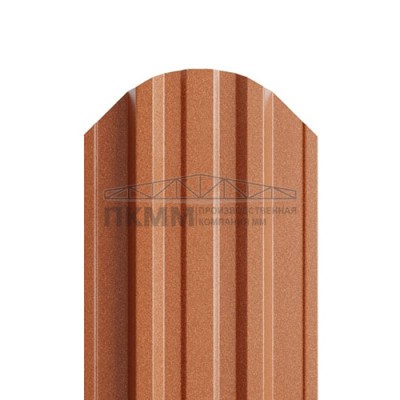 Штакетник П-образный фигурный 16,5х99-0.5 PURMAN Argillite