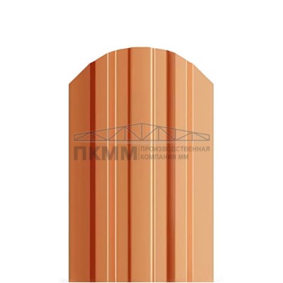 Штакетник П-образный фигурный 16,5х99-0.5 AGNETA Copper/Copper
