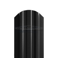 Штакетник П-образный фигурный 16,5х118-0.5 PURMAN RAL9005
