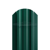 Штакетник П-образный фигурный 16,5х99-0.45 Полиэстер двухсторонний RAL6005/6005