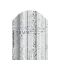 Штакетник П-образный фигурный 16,5х118-0.5 ECOSTEEL _MA Беленый Дуб