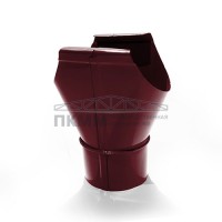 Воронка выпускная D125/100-0.6 Пластизол двухсторонний RAL3005