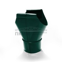 Воронка выпускная D125/100-0.6 Пластизол двухсторонний RAL6005