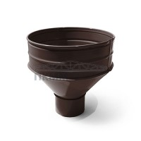 Воронка водосборная D100/300-0.5 Пластизол двухсторонний RAL8017