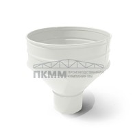 Воронка водосборная D100/300-0.5 Пластизол двухсторонний RAL9010