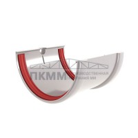 Соединитель желобов ПВХ 120х60 RAL 9003 белый