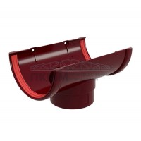 Воронка ПВХ 120х60 RAL 3005 бордо