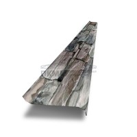 Ламель забор жалюзи S 58х136-0,5 ECOSTEEL Белый Камень