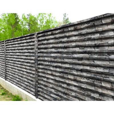 Ламель забор жалюзи S 58х120-0,45 ECOSTEEL Белый Камень Ламель забор жалюзи S 58х120-0,45 ECOSTEEL Белый Камень