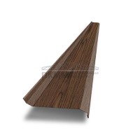 Ламель забор жалюзи S 58х146-0,45 ECOSTEEL Морёный дуб