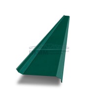 Ламель забор жалюзи S 58х120-0,5 Полиэстер двухсторонний RAL6005