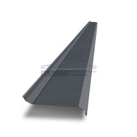 Ламель забор жалюзи S 58х146-0,5 Полиэстер двухсторонний RAL7024