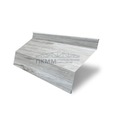 Забор-жалюзи Г 35х135-0,45 Print Elite Snow Wood