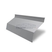 Ламель забор жалюзи Г 35х135-0,5 Satin с пленкой RAL 7004