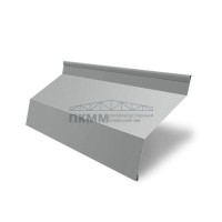 Ламель забор жалюзи Г 35х135-0,45 Полиэстер с пленкой RAL 9006