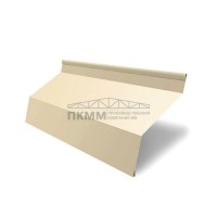 Ламель забор жалюзи Г 35х135-0,5 Satin с пленкой RAL 1015