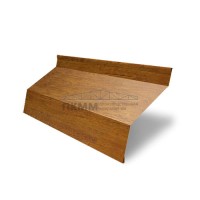 Ламель забор жалюзи Г 35х135-0,45 Print Elite Golden Wood