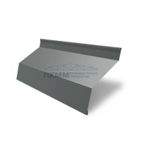 Ламель забор жалюзи Г 35х135-0,45 Полиэстер с пленкой RAL 7005