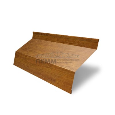 Забор-жалюзи Г 35х135-0,45 Print-Double Elite Golden Wood