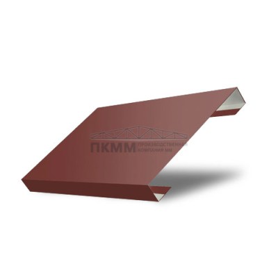 Забор-жалюзи П лицевая 125-0,5 Satin с пленкой RAL3009