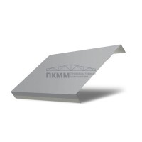 Ламель забор жалюзи П обратная 125-0,5 Satin с пленкой RAL7004 Ламель забор жалюзи П обратная 125-0,5 Satin с пленкой RAL7004