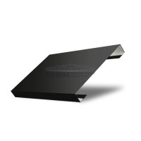 Забор-жалюзи П лицевая 125-0,45 Drap RAL9005