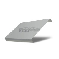 Ламель забор жалюзи П обратная 150-0,45 Полиэстер с пленкой RAL9006 Ламель забор жалюзи П обратная 150-0,45 Полиэстер с пленкой RAL9006