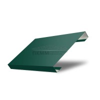 Забор-жалюзи П лицевая 125-0,45 Полиэстер-Double с пленкой RAL6005