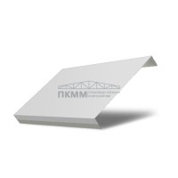 Забор-жалюзи П обратная 125-0,55 Оцинкованный