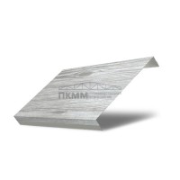 Ламель забор жалюзи П обратная 150-0,45 Print Elite Snow Wood