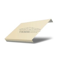 Ламель забор жалюзи П обратная 125-0,45 Полиэстер с пленкой RAL1015