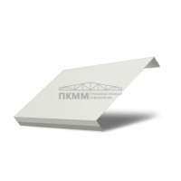 Ламель забор жалюзи П обратная 125-0,5 Satin с пленкой RAL9003