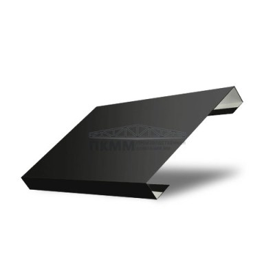 Забор-жалюзи П лицевая 125-0,45 Drap ST RAL9005