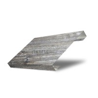 Ламель забор жалюзи П лицевая 125-0,45 Print Elite Nordic Wood