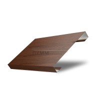 Ламель забор жалюзи П лицевая 125-0,45 Print Elite Rowan