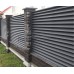 Ламель забор жалюзи V 60х114-0.5 Norman RAL7024