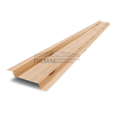 Ламель забор жалюзи Z 46х146-0,45 ECOSTEEL Сосна