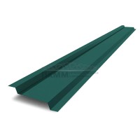 Ламель забор жалюзи Z 46х135-0,5 Полиэстер RAL6005