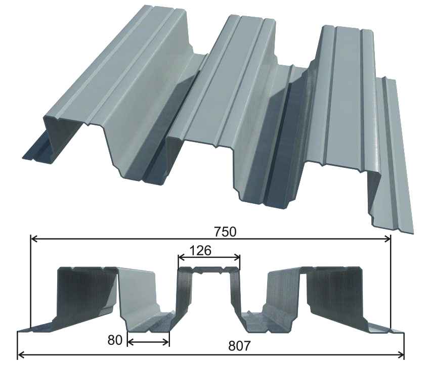 Профнастил Н57 в упаковке
