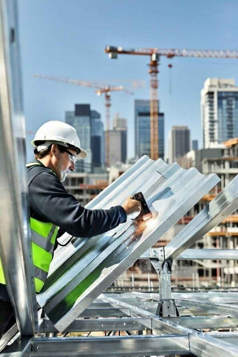 Фото для статьи: профлист СС10ПГ на заборе или фасаде