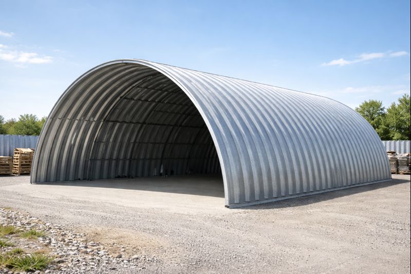 Пример применения: ограждение/фасад из профнастила МП10ПГ