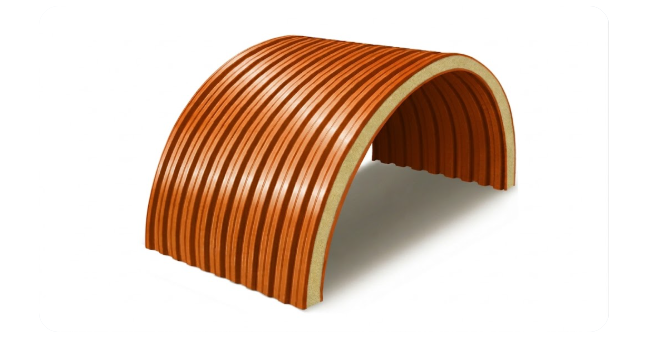 Арочный профнастил