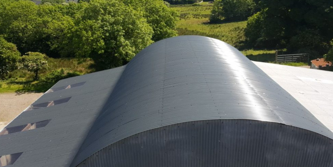 Арочный профнастил для коммерческих объектов