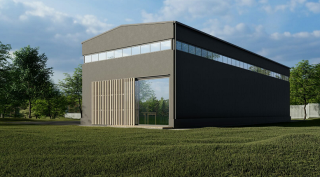 С-образный профиль для промышленного здания