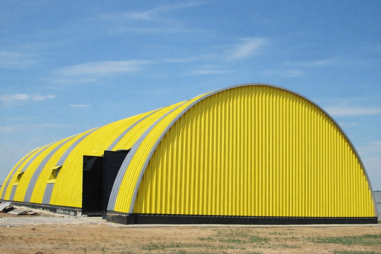Арочные панели для ангара