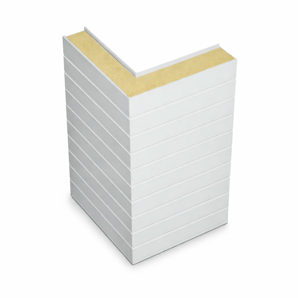 Угловые сэндвич-панели горизонтальные ППУ