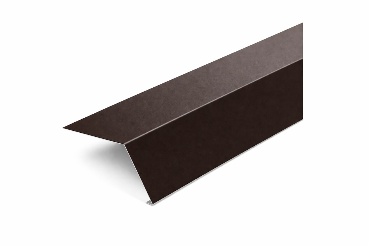 Планка карнизная 100х69х2000 0.45 Полиэстер RAL8017