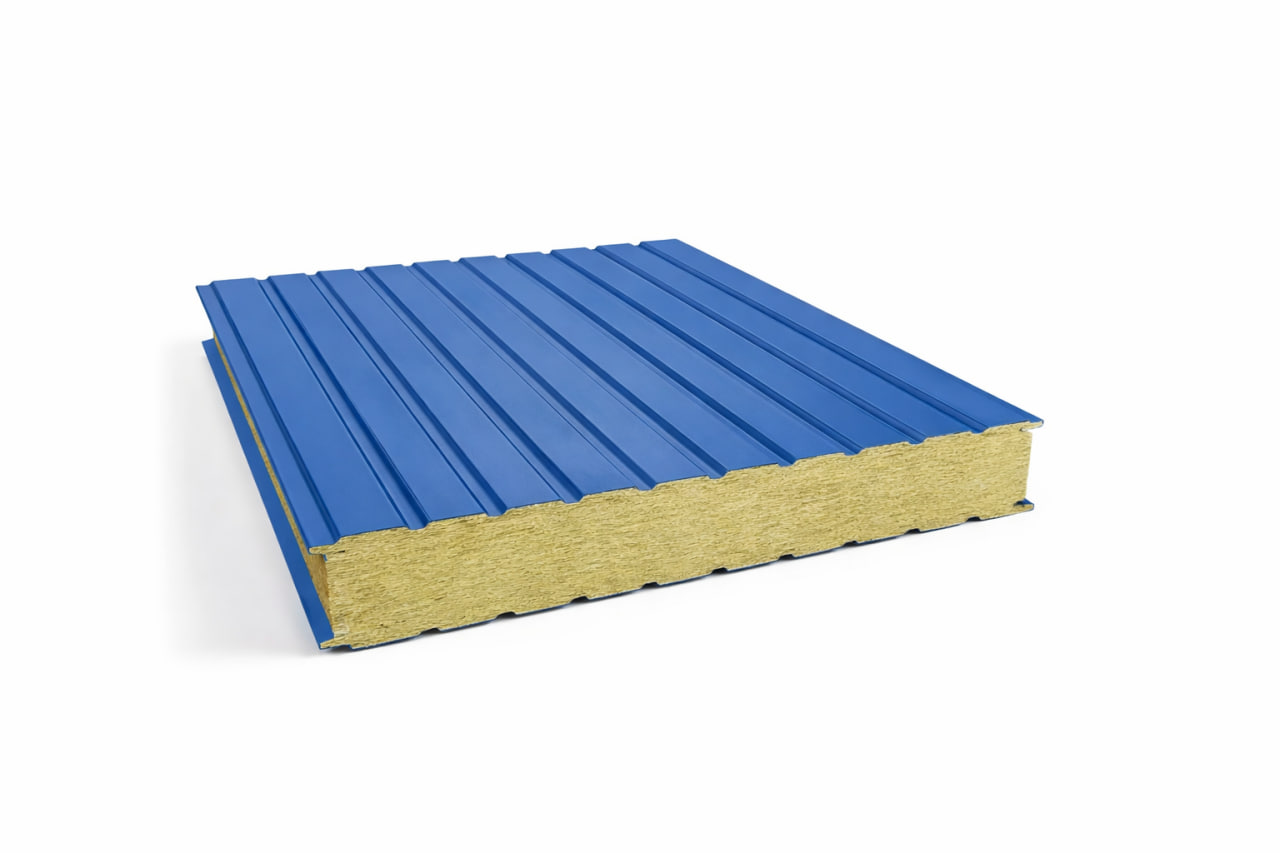 Стеновые сэндвич-панели минеральная вата 200 мм